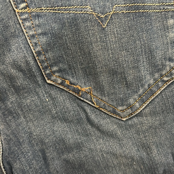 DIESEL JEANS ✨ Women 29x32 Skinzee Low Super Slim Skinny Low Waist Stretch Denim - Picture 8 of 8